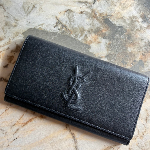 Portfel YSL Black Wallet
